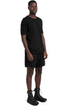 Thom Krom | SS26 - Cotton contrast T-shirt, Black MTS926