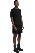 Thom Krom | SS26 - Cotton contrast T-shirt, Black MTS926