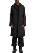 JG1 | SS26 - Mag Para-collar trench, Black 10B