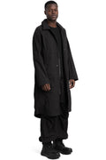 JG1 | SS26 - Mag Para-collar trench, Black 10B