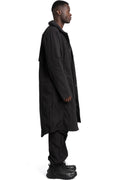 JG1 | SS26 - Mag Para-collar trench, Black 10B
