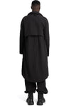 JG1 | SS26 - Mag Para-collar trench, Black 10B