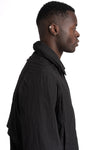 JG1 | SS26 - Mag Para-collar trench, Black 10B