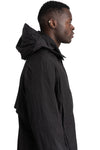 JG1 | SS26 - Mag Para-collar trench, Black 10B