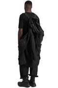 JG1 | SS26 - Mag Para-collar trench, Black 10B