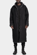 Daniele Bastas | AW24 - Oversized zip wool coat