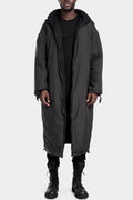 Daniele Bastas | AW24 - Oversized zip wool coat