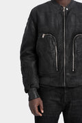 Rick Owens DRKSHDW | AW24 "Porterville" - Flight bomber, Coated corduroy 