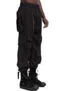 La Haine Inside Us | SS26 - Tuck-draped nylon cargo pants, M1213
