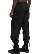 La Haine Inside Us | SS26 - Tuck-draped nylon cargo pants, M1213