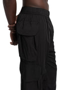 La Haine Inside Us | SS26 - Tuck-draped nylon cargo pants, M1213