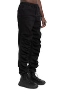 La Haine Inside Us | SS26 - Tuck-stitched denim jogger pants, M1175