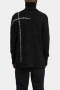 First Aid To the Injured | AW24 - High neck wool blend knit sweater