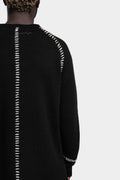 First Aid To the Injured | AW24 - Scar-stitch detail knit sweater