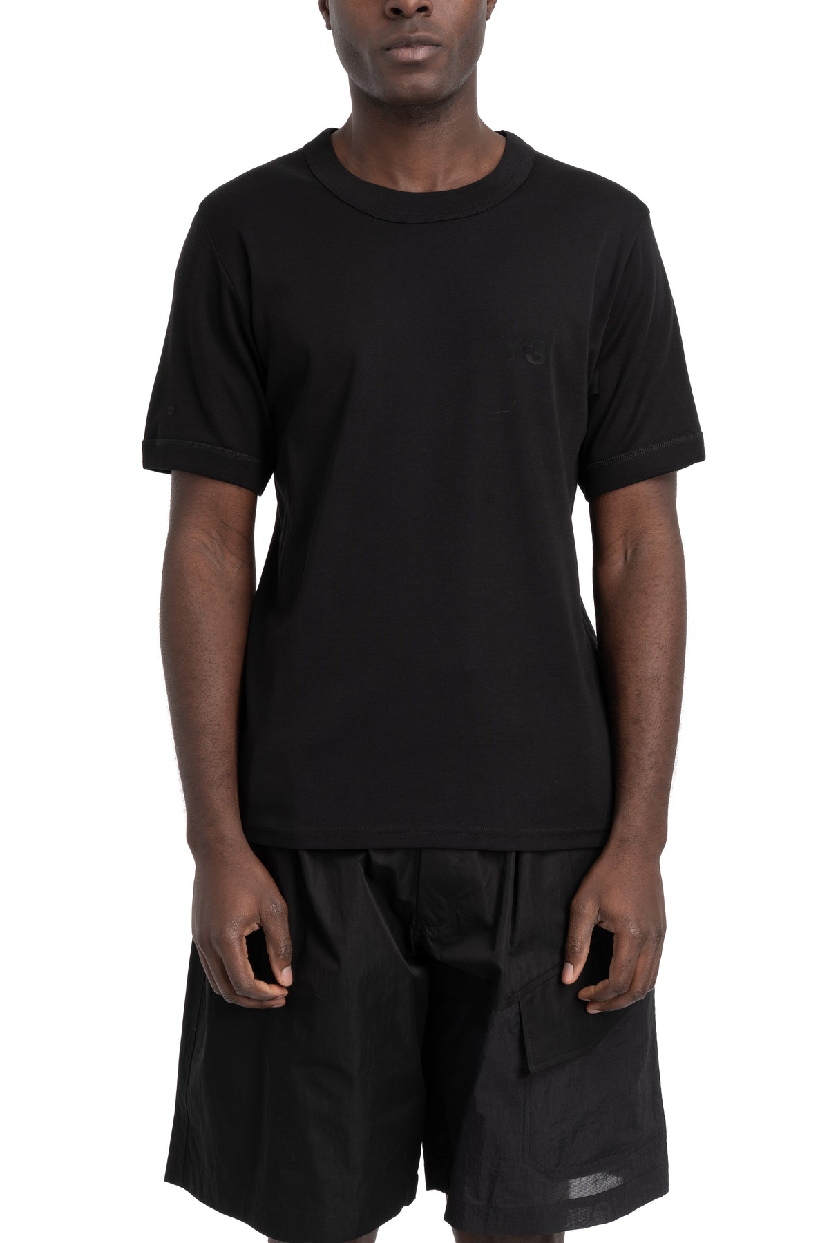 Y-3 | SS26 - Cotton t-shirt Article  JV6747, front view on model