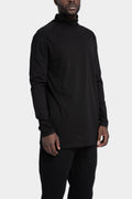 First Aid To The Injured | AW24 - Raglan LS turtleneck T-Shirt, Black