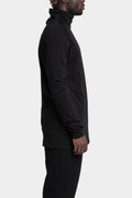 First Aid To The Injured | AW24 - Raglan LS turtleneck T-Shirt, Black