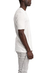 Thom Krom | SS26 - Ribbed sleeve t-shirt, White MTS934