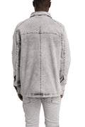 Thom Krom | SS26 - Denim overshirt, Light grey MH181