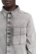 Thom Krom | SS26 - Denim overshirt, Light grey MH181