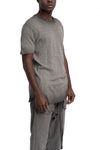 Thom Krom | SS26 - Slim rib t-shirt, Cold dye grey MTS948