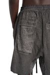 Thom Krom | SS26 - Contrast Shorts, Cold dye grey MST515
