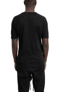 Thom Krom | SS26 - Ribbed sleeve t-shirt, Black MTS934
