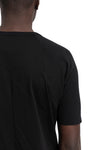 Thom Krom | SS26 - Ribbed sleeve t-shirt, Black MTS934