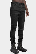 MD75 | AW24 - Leather effect coated slim fit jeans