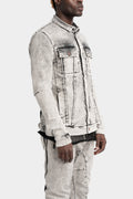 Masnada | SS25 - External seams denim jacket, Dirt white