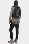 Leather zip up backpack | 1P