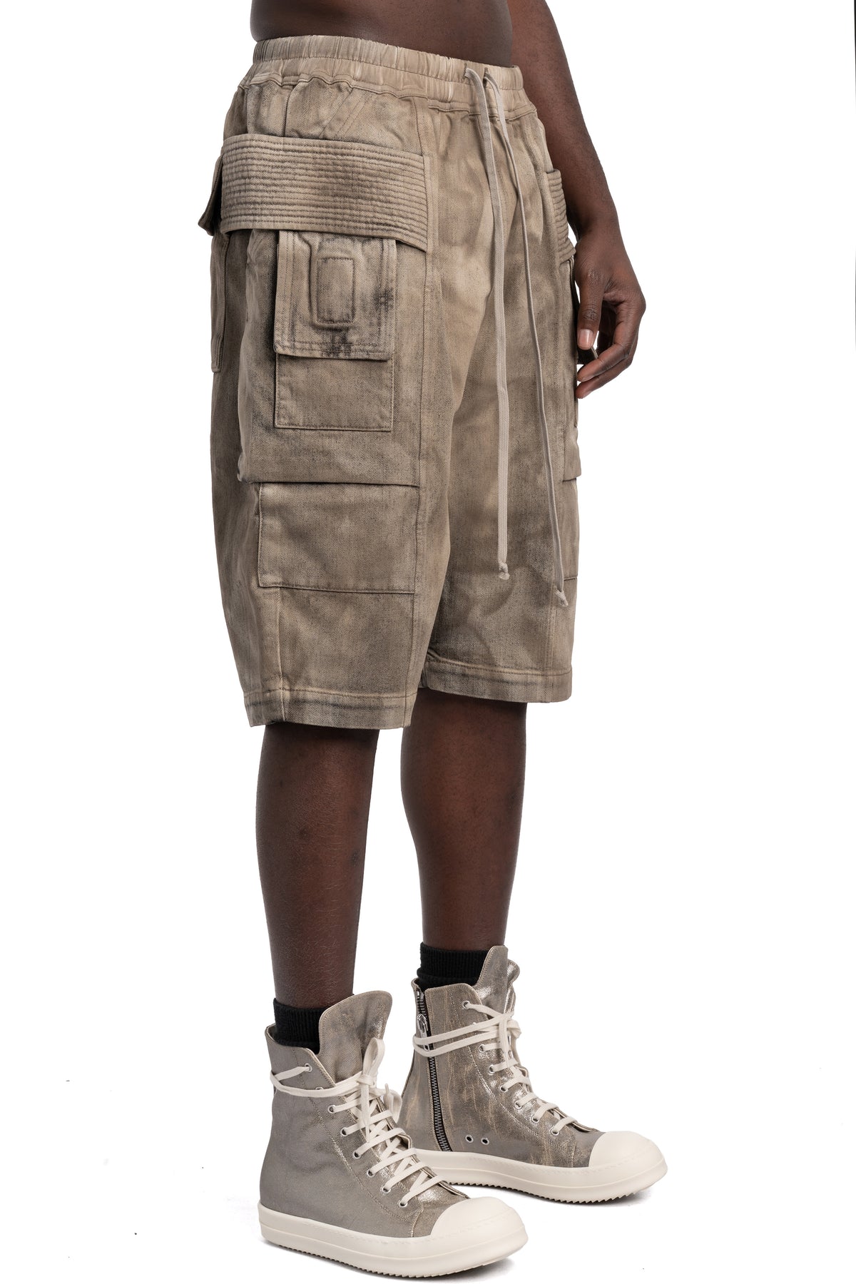 Rick Owens DRKSHDW | Cargobela shorts, Dust Washed Denim DU01F4382 DST