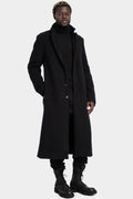 Andrea Yaaqov | AW24 - Long buttoned wool coat