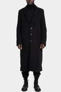 Andrea Yaaqov | AW24 - Long buttoned wool coat