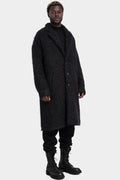 Andrea Yaaqov | AW24 - Long buttoned alpaca / wool coat