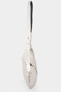 Daniele Basta | Large crossbody leather bag, Pearl