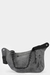 Isaac Sellam | SS25 - Crossbody leather bag, Grey reflective