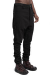 69 by Isaac Sellam | SS26 - Structured cotton trousers, Black DEGUINGANDE