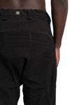 69 by Isaac Sellam | SS26 - Structured cotton trousers, Black DEGUINGANDE