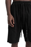 69 by Isaac Sellam | SS26 - Drawstring shorts, BIGSHORT Black