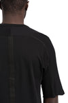 69 By Isaac Sellam | SS26 - Contrast cotton t-shirt, LOYAL-T Black