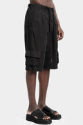 Cupro pocket shorts
