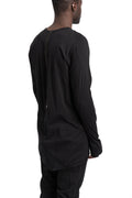 69 By Isaac Sellam | SS26 - Anatomical long sleeve tee, HUMANI-T Black
