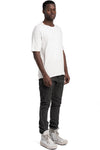 69 By Isaac Sellam | SS26 - Contrast cotton t-shirt, White LOYAL-T