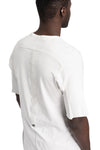 69 By Isaac Sellam | SS26 - Contrast cotton t-shirt, White LOYAL-T