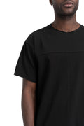 SAN263-1 | SS26 - Cut Off Tee, Black  SS26-0601-BK