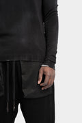 Embroidered spine lightweight sweater