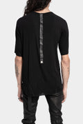 69 By Issac Sellam | Semi Raglan cashmere blend T-Shirt, Black