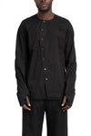 SAN263-1 | SS26 - Asymmetrical Panel Shirt, SS26-0504-BK