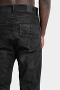Regular cut jeans, Dirty leather